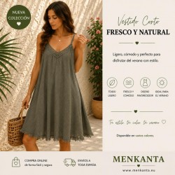 VESTIDO ELSA TIRANTE FINO CORTO