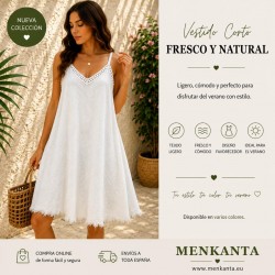 VESTIDO ELSA TIRANTE FINO CORTO