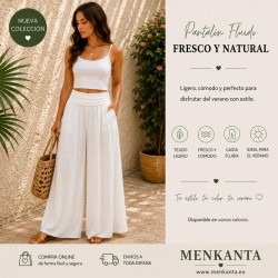 PANTALON DEBORA LARGO LISO FAJIN