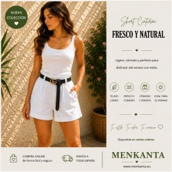 PANTALON CORTA ELASTICO LISO
