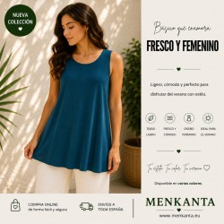 BLUSA LISA INAYA CUELLO RENDODO 