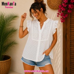 CAMISA DARINA VOLANTE MANGA