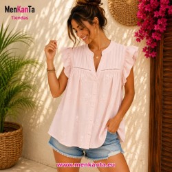 CAMISA MIRKA SIN MANGA 