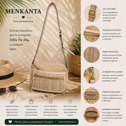 BOLSO BANDOLERA DOS BOLSILLOS DELANTEROS