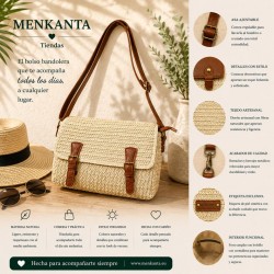BOLSO BANDOLERA SOLAPA DOS TREBILLAS 