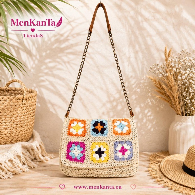 BOLSO BANDOLERA FLORES CADENA