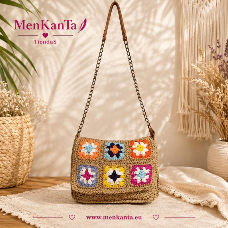 BOLSO BANDOLERA FLORES CADENA II