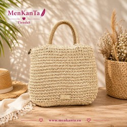 BOLSO DE ASA CORTA CON BANDOLERA