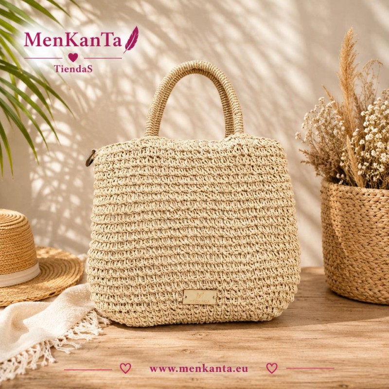 BOLSO DE ASA CORTA CON BANDOLERA