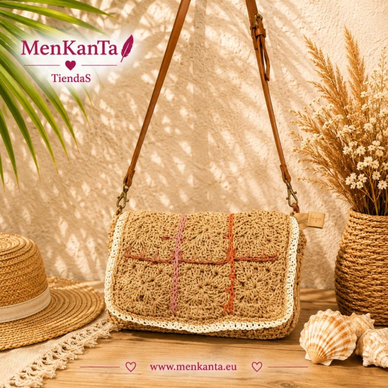 BOLSO BANDOLERA SOLAPA BORDADA II