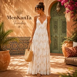  VESTIDO KIRAN LARGO TIRANTE FINO