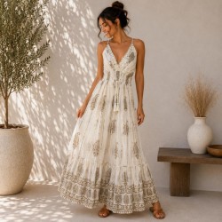 VESTIDO AINA LARGO TIRANTE FINO 