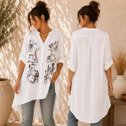 CAMISA ANCHA DIBUJOS 