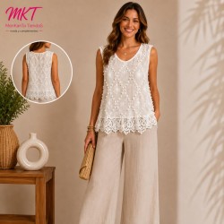 BLUSA BLUSA ROCIO SIN MANGA 