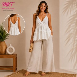 BLUSA DUSANA TIRANTE FINO LISO
