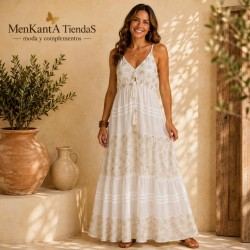 VESTIDO MIA LARGO TIRANTE