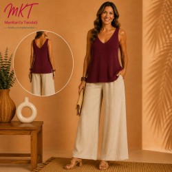 BLUSA COLOR LISA TIRANTE ANCHO 