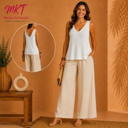 BLUSA COLOR LISA TIRANTE ANCHO 