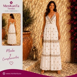  VESTIDO ARAU LARGO TIRANTE FINO