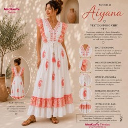 VESTIDO AIYANA SIN MANGA LARGO