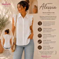 CAMISA ALESSIA BORDADA