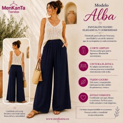 PANTALON ALBA LISO CON BOLSILLO