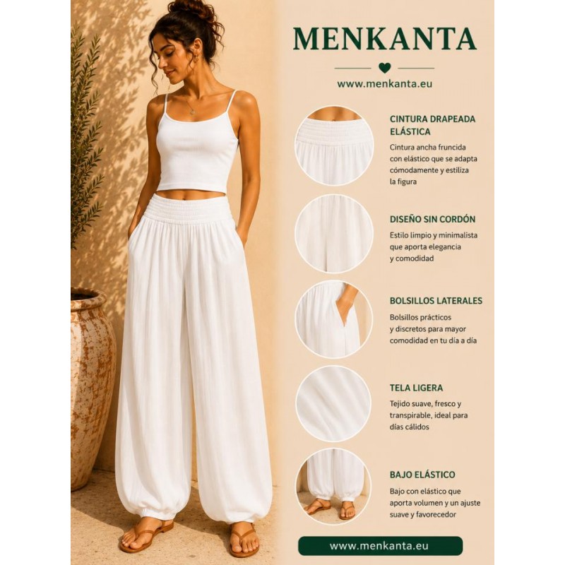 PANTALON MAFÜ  LISO ANCHO ALADINO