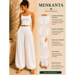 PANTALON MAFÜ  LISO ANCHO ALADINO