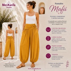 PANTALON MAFÜ  LISO ANCHO ALADINO