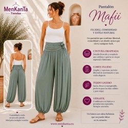 PANTALON MAFÜ  LISO ANCHO ALADINO