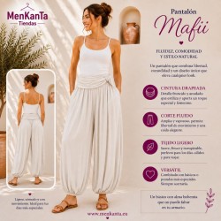 PANTALON MAFÜ  LISO ANCHO ALADINO