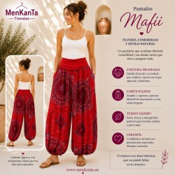 PANTALON MAFÜ  ESTAMPADO ANCHO ALADINO