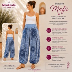 PANTALON MAFÜ  ESTAMPADO ANCHO ALADINO