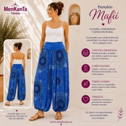 PANTALON MAFÜ  ESTAMPADO ANCHO ALADINO