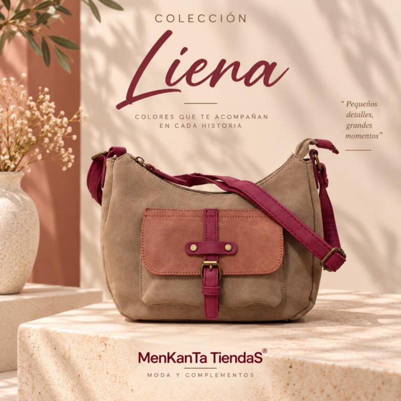 BOLSO BANDOLERA BOLLSILLO COLECCION LIENA