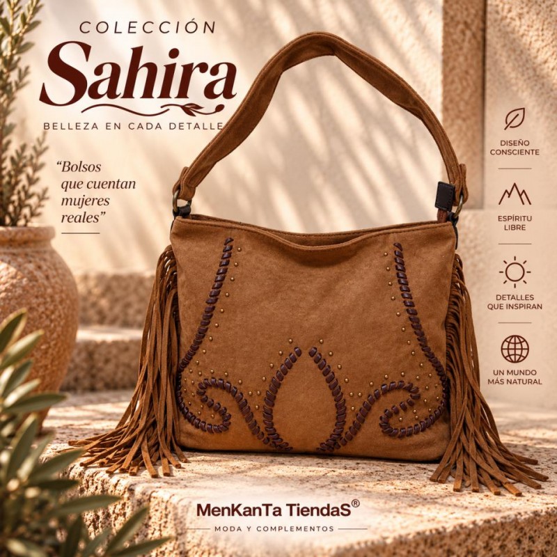 BOLSO ASAS HOMBRO COLECCON SAHIRA