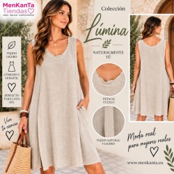 VESTIDO COLECCION LUMINA TIRANTE
