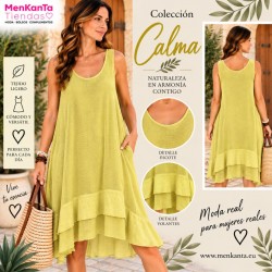 VESTIDO COLECCION CALMA  TIRANTE ANCHO
