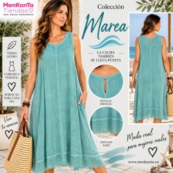 VESTIDO LARGO COLECCION MAREA TIRANTE