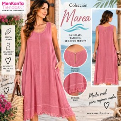 VESTIDO LARGO COLECCION MAREA TIRANTE