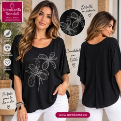 BLUSA GD FLOR PIEDRA