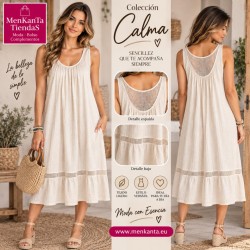 VESTIDO CALMA LISO TIRANTE