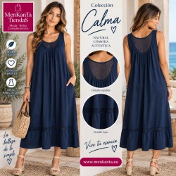 VESTIDO CALMA LISO TIRANTE
