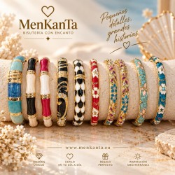 PULSERA CAÑA CON ESMALTE