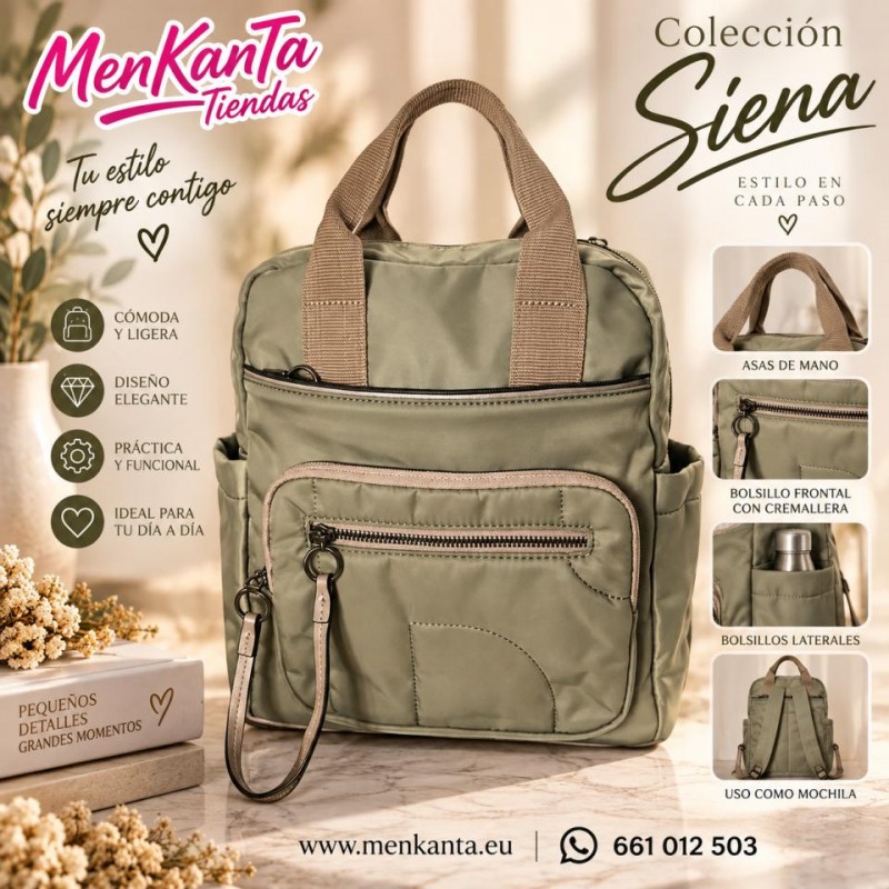 MOCHILA COLECCION SIENA CON ASAS