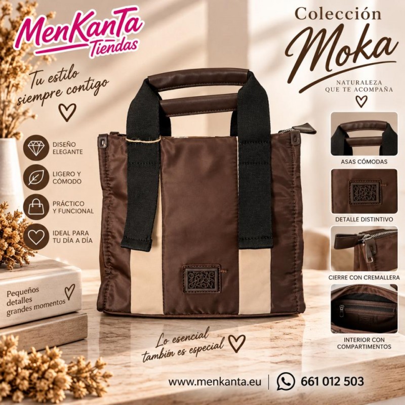 BOLSO COLECCION MOKA DOS ASAS PQ