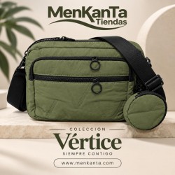 BOLSO BANDOLERA CON MONEDERO COLECCION VERTICE 