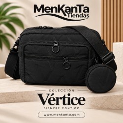 BOLSO BANDOLERA CON MONEDERO COLECCION VERTICE 