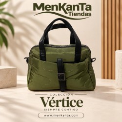BOLSO DOS ASAS Y BANDOLERA  COLECCION VERTICE 