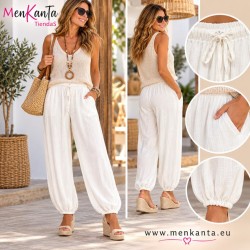 PANTALON LISO T LINO GOMA ABAJO 
